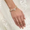 Lace & Favour Gold Prom Jewellery | Prom Bracelets*Adelaide Vintage Inspired Crystal Bracelet Gold
