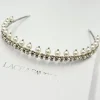 Beads & Beyond Vintage Headpieces | Pearl Hair Accessories*Albany Vintage Low Pearl and Crystal Bridal Tiara Silver