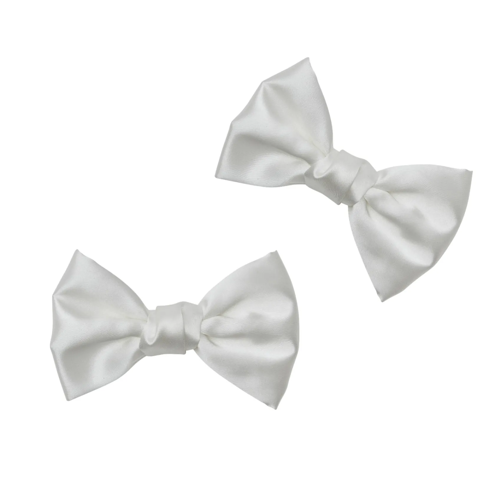 Rainbow Club Bride Gifts | Shoe Jewellery*Alice by | Ivory Satin Oversized Bow Shoe Clips