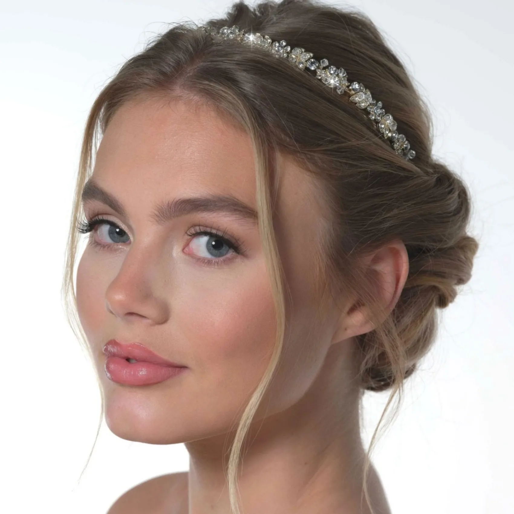 Poirier Vintage Headpieces | Crystal Hair Accessories*Alice Vintage Inspired Crystal Headband Gold