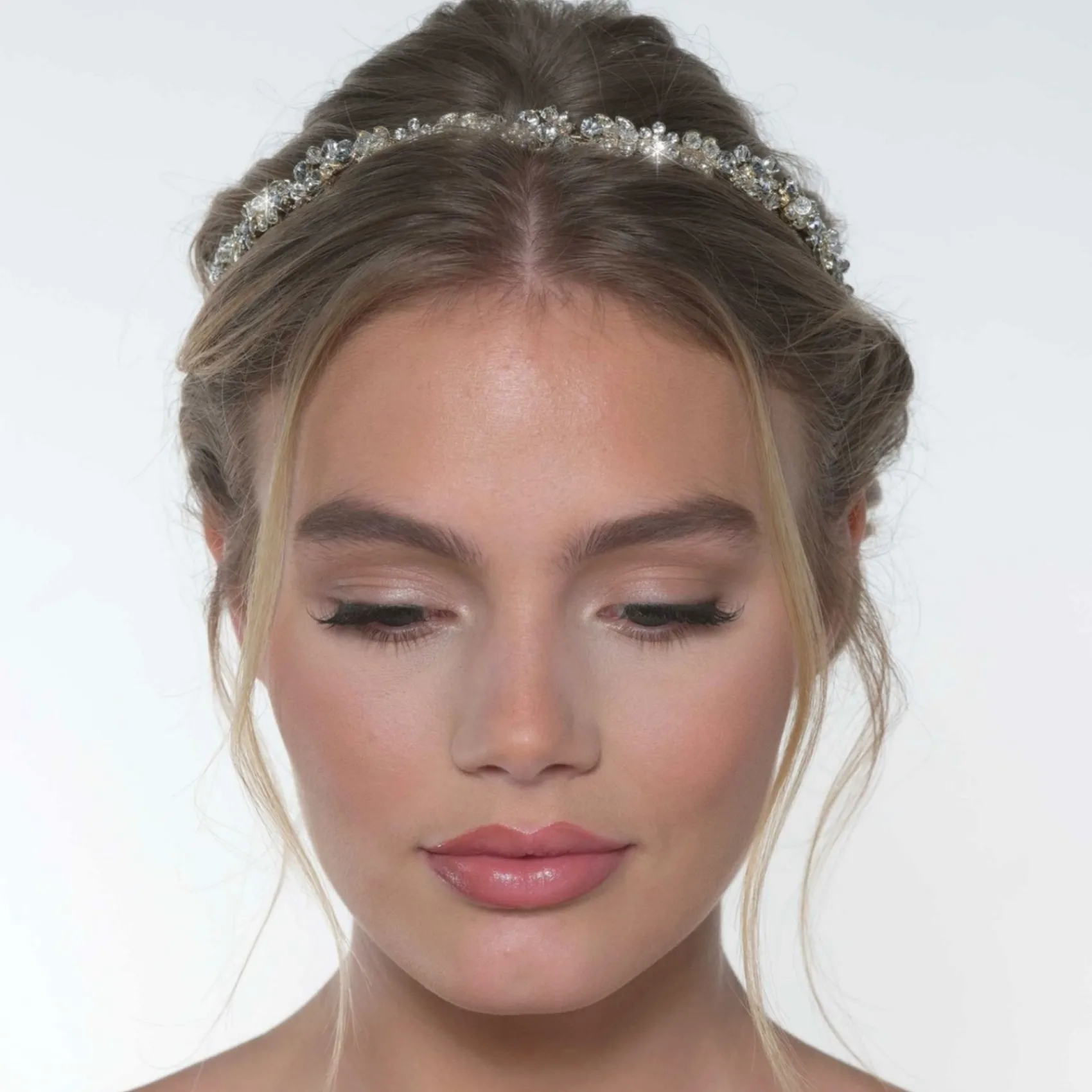 Poirier Vintage Headpieces | Crystal Hair Accessories*Alice Vintage Inspired Crystal Headband Gold