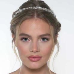Poirier Vintage Headpieces | Crystal Hair Accessories*Alice Vintage Inspired Crystal Headband Silver