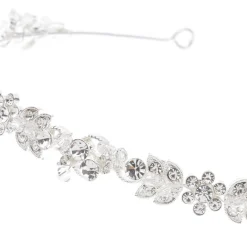 Poirier Vintage Headpieces | Crystal Hair Accessories*Alice Vintage Inspired Crystal Headband Silver
