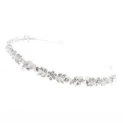 Poirier Vintage Headpieces | Crystal Hair Accessories*Alice Vintage Inspired Crystal Headband Silver