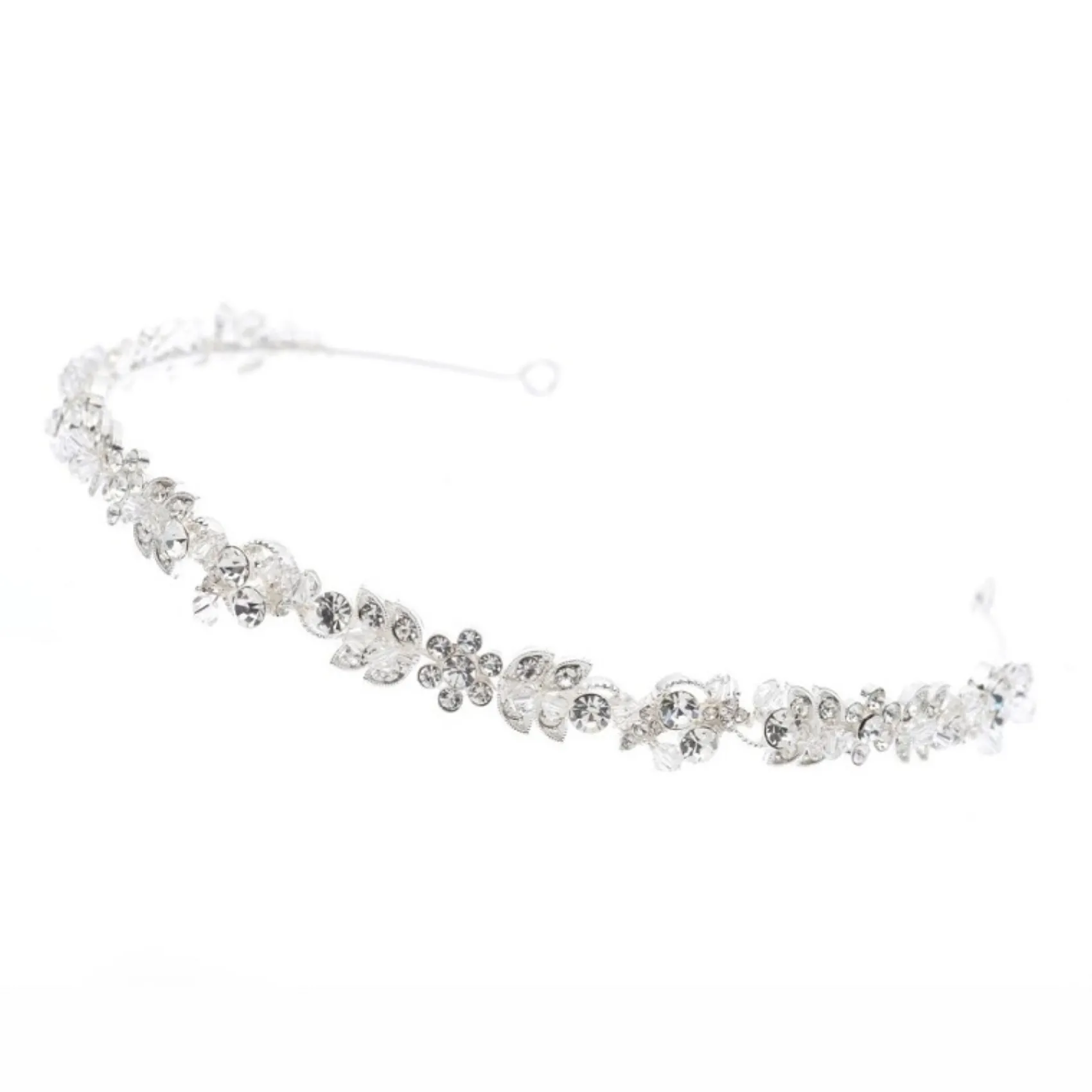 Poirier Vintage Headpieces | Crystal Hair Accessories*Alice Vintage Inspired Crystal Headband Silver