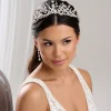 Beads & Beyond Pearl Hair Accessories | Silver Hair Accessories*Anastacia Freshwater Pearl and Opal Crystal Statement Tiara Ivory/Silver