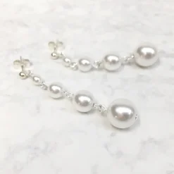 Arianna Bride Gifts | Pearl Jewellery*Purity Pearl Drop Earrings ARE617