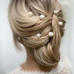 Arianna Bridesmaid Gifts | Bride Gifts*Purity Set of 6 Pearl Wedding Hair Pins ARP617