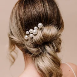 Arianna Bridesmaid Gifts | Bride Gifts*Purity Set of 6 Pearl Wedding Hair Pins ARP617
