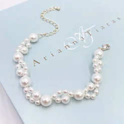 Arianna Bride Gifts | Pearl Jewellery*Siren Dainty Pearl Bracelet ARW611