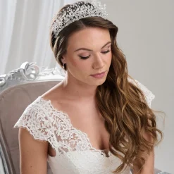Arianna Crystal Hair Accessories | Silver Hair Accessories*Zara Statement Crystal Embellished Tiara AR762
