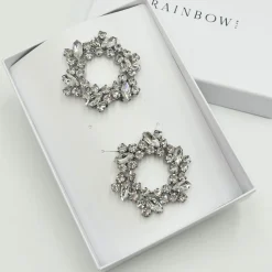 Rainbow Club Bride Gifts | Shoe Jewellery*Astrid by | Sparkly Crystal Brooch Shoe Clips