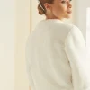 Bianco Evento Faux Fur Jackets, Capes And Shawls | Wedding Boleros And Jackets*Bianco Faux Fur Elbow Length Wedding Jacket E307 Ivory