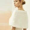 Bianco Evento Faux Fur Jackets, Capes And Shawls | Wedding Capes & Wraps*Bianco Faux Fur Wedding Cape E329 Ivory