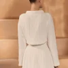Bianco Evento Bridal Jumpers & Cardigans | Wedding Boleros And Jackets*Bianco Knitted Long Sleeve Bridal Jacket E431 Ivory