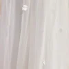 Bianco Evento Single Tier Veils | Chapel Length & Cathedral Veils*Bianco Single Tier Scattered Flower Chapel Veil S518 Ivory