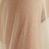 Bianco Evento Single Tier Veils | Floor Length Veils*Bianco Single Tier Glitter Tulle Floor Length Veil S361 Ivory with silver glitter