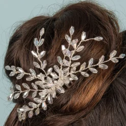 Posy & Pearl Crystal Hair Accessories | Silver Hair Accessories*Blyss Crystal Spray Wedding Hair Comb