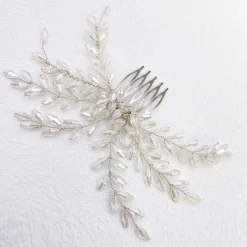 Posy & Pearl Crystal Hair Accessories | Silver Hair Accessories*Blyss Crystal Spray Wedding Hair Comb