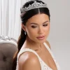 Lace & Favour Crystal Hair Accessories | Silver Hair Accessories*Britannia Sparkly Cubic Zirconia Crystal Bridal Tiara Silver
