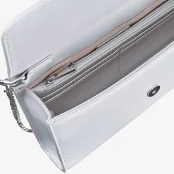 Capollini Wedding Guest Bags | Occasion Handbags*Nubuck Leather Clutch Bag Cloud Grey