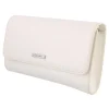 Capollini Wedding Guest Bags | Occasion Handbags*Nubuck Leather Clutch Bag Cream