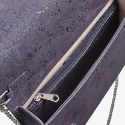 Capollini Wedding Guest Bags | Occasion Handbags*Nubuck Leather Clutch Bag Navy