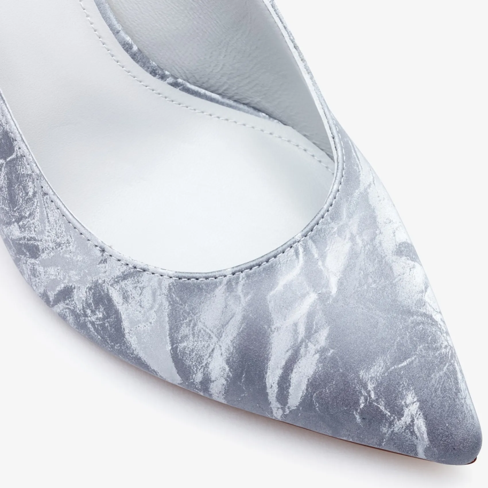 Capollini Party Shoes | Wedding Guest Shoes*Sophia Grey Nubuck Leather Diamante Slingback Stilettos Moonlight Grey