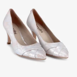Capollini Wedding Guest Shoes | Mother Of The Bride Shoes*Wyona Nubuck Leather Wide Fit Court Shoes Blush Pink