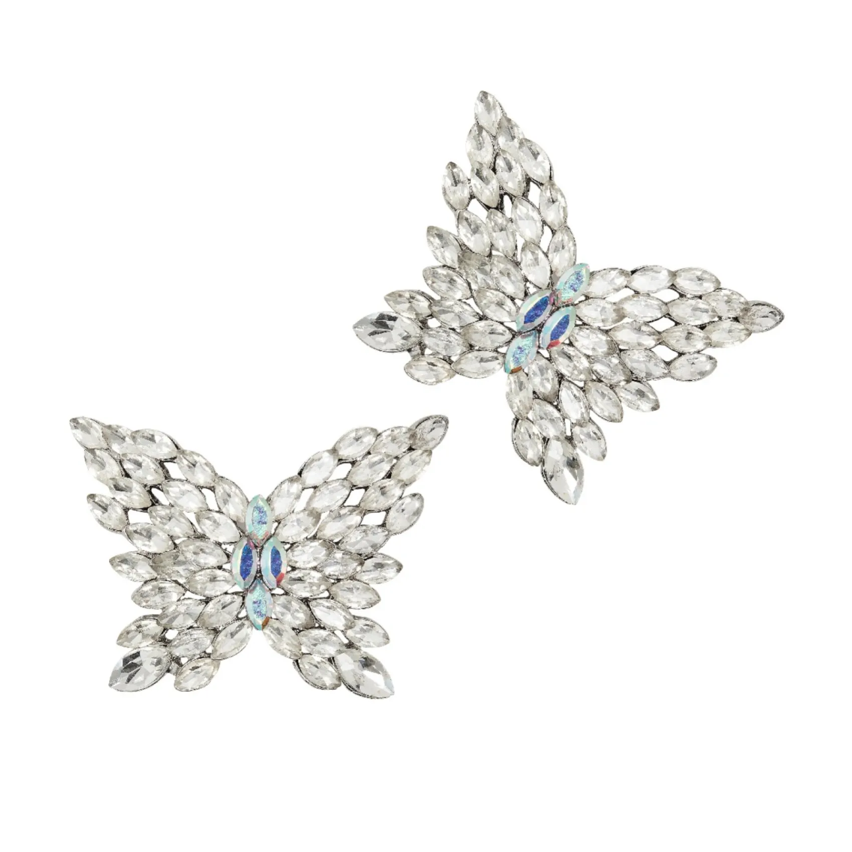 Rainbow Club Shoe Jewellery | Shoe Clips*Cleo by | Crystal Butterfly Shoe Clips