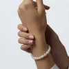 Poirier Mother Of The Groom Gifts | Mother Of The Bride Gifts*Dara Gold Freshwater Pearl Bracelet Ivory/ Gold
