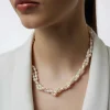 Poirier Pearl Jewellery | Gold Wedding Jewellery*Dara Gold Freshwater Pearl Double Necklace Ivory/ Gold