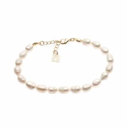 Poirier Mother Of The Groom Gifts | Mother Of The Bride Gifts*Dara Gold Freshwater Pearl Bracelet Ivory/ Gold
