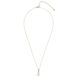 Lace & Favour Bridesmaid Gifts | Bride Gifts*Dolci Gold Teardrop Pearl Pendant Necklace