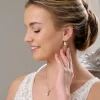 Lace & Favour Bridesmaid Gifts | Bride Gifts*Elegance Gold Crystal and Pearl Bridal Jewellery Set