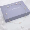 Lace & Favour Mother Of The Groom Gifts | Mother Of The Bride Gifts*Eliana Freshwater Pearl Cluster Chain Necklace Ivory/ Silver