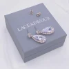 Lace & Favour Silver Prom Jewellery | Prom Earrings*Eliza Sparkling Cubic Zirconia Drop Earrings Silver