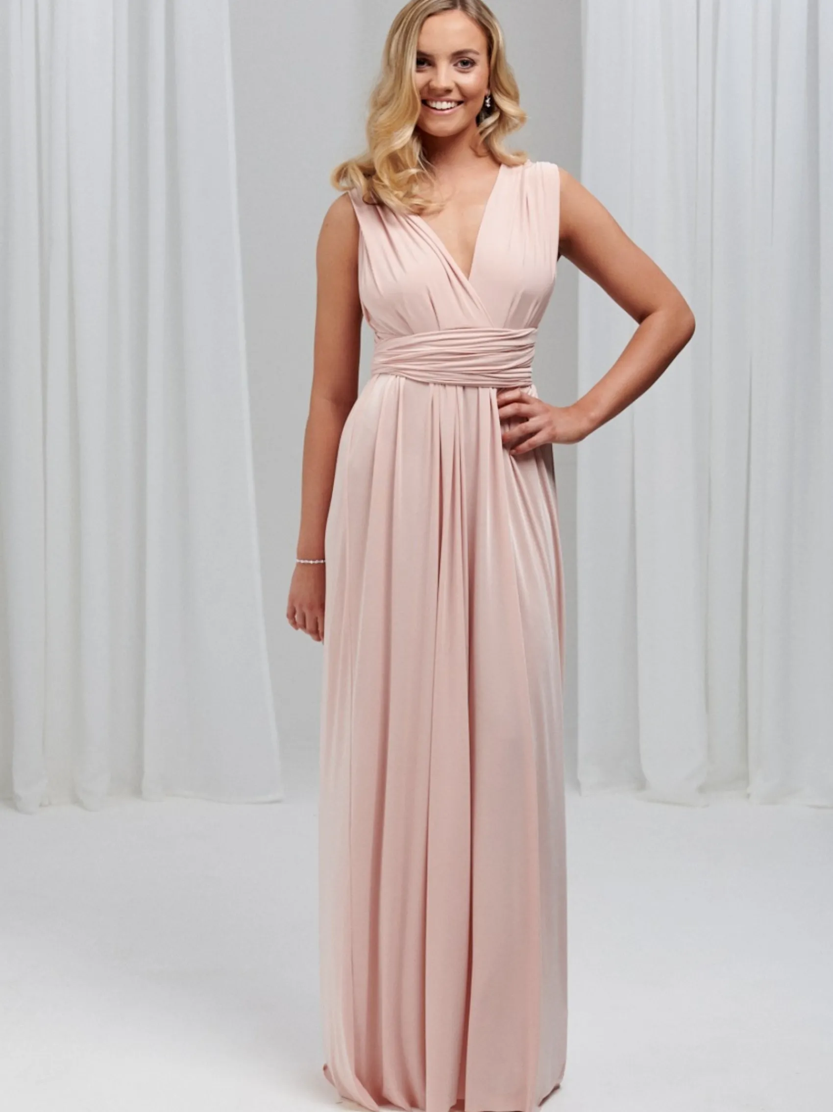 Lace & Favour Multiway Bridesmaid Dresses*Emily Rose Multiway Bridesmaid Dress Blush Pink