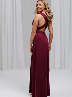 Lace & Favour Multiway Bridesmaid Dresses*Emily Rose Multiway Bridesmaid Dress (One Size) Burgundy