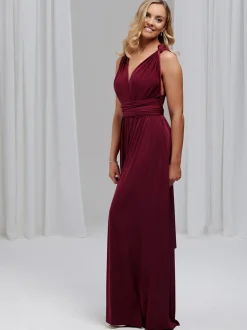 Lace & Favour Multiway Bridesmaid Dresses*Emily Rose Multiway Bridesmaid Dress (One Size) Burgundy