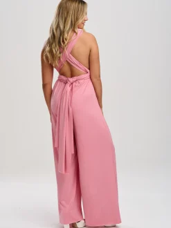 Lace & Favour Multiway Bridesmaid Jumpsuits*Emily Rose Multiway Bridesmaid Jumpsuit Dusky Pink