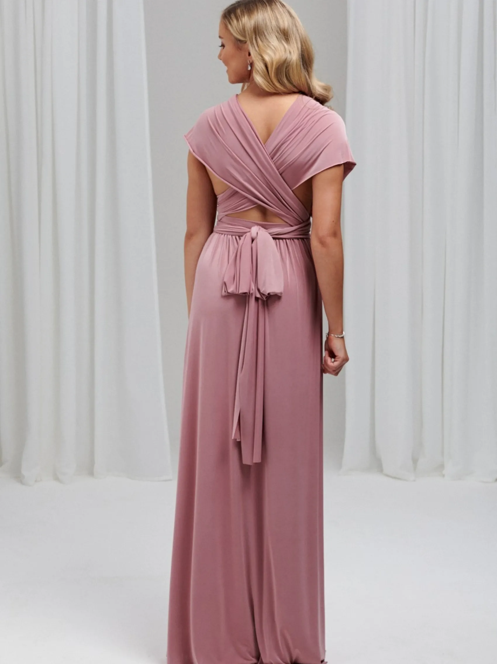 Lace & Favour Multiway Bridesmaid Dresses*Emily Rose Multiway Bridesmaid Dress (One Size) Dusty Rose