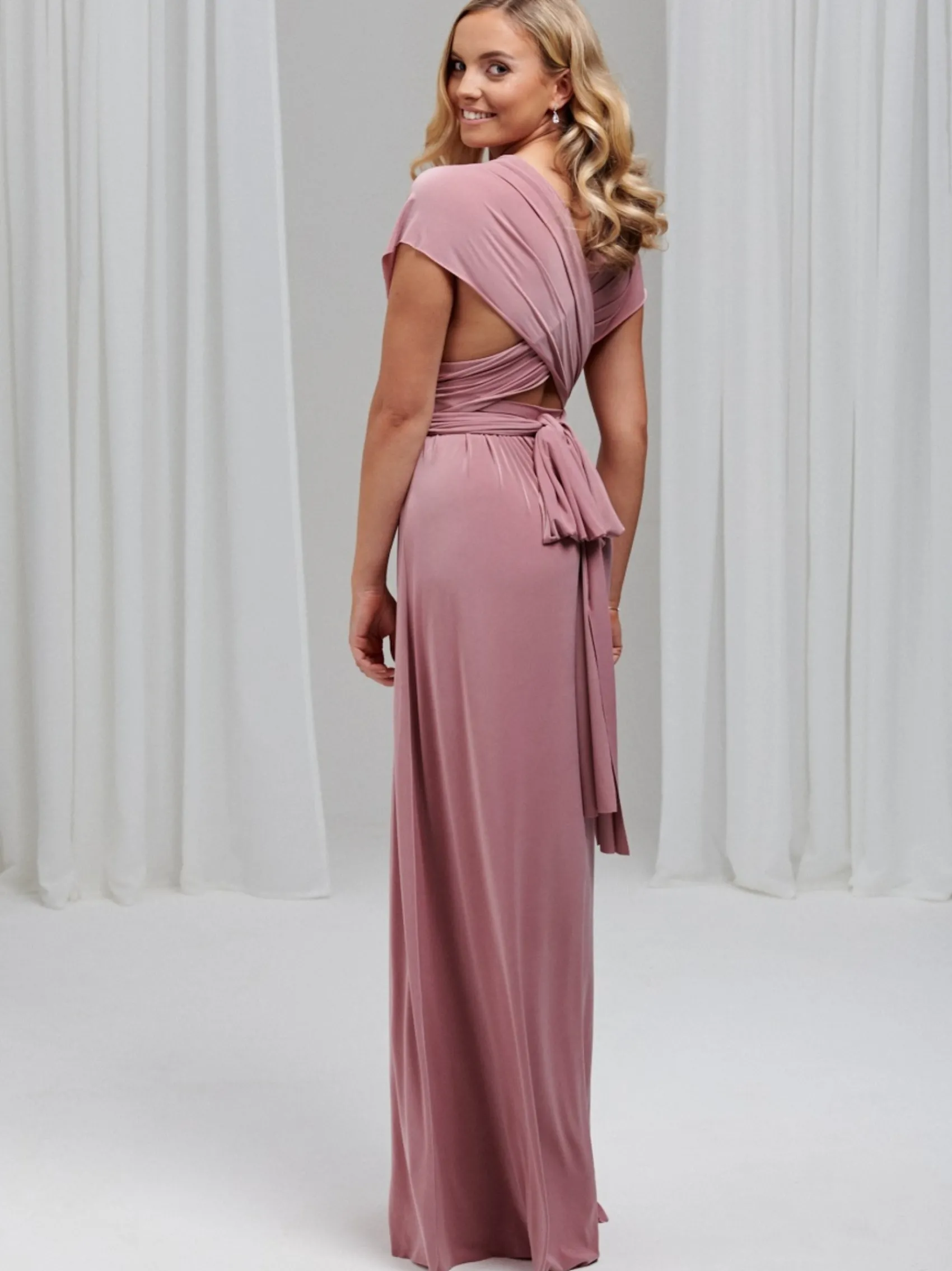 Lace & Favour Multiway Bridesmaid Dresses*Emily Rose Multiway Bridesmaid Dress (One Size) Dusty Rose