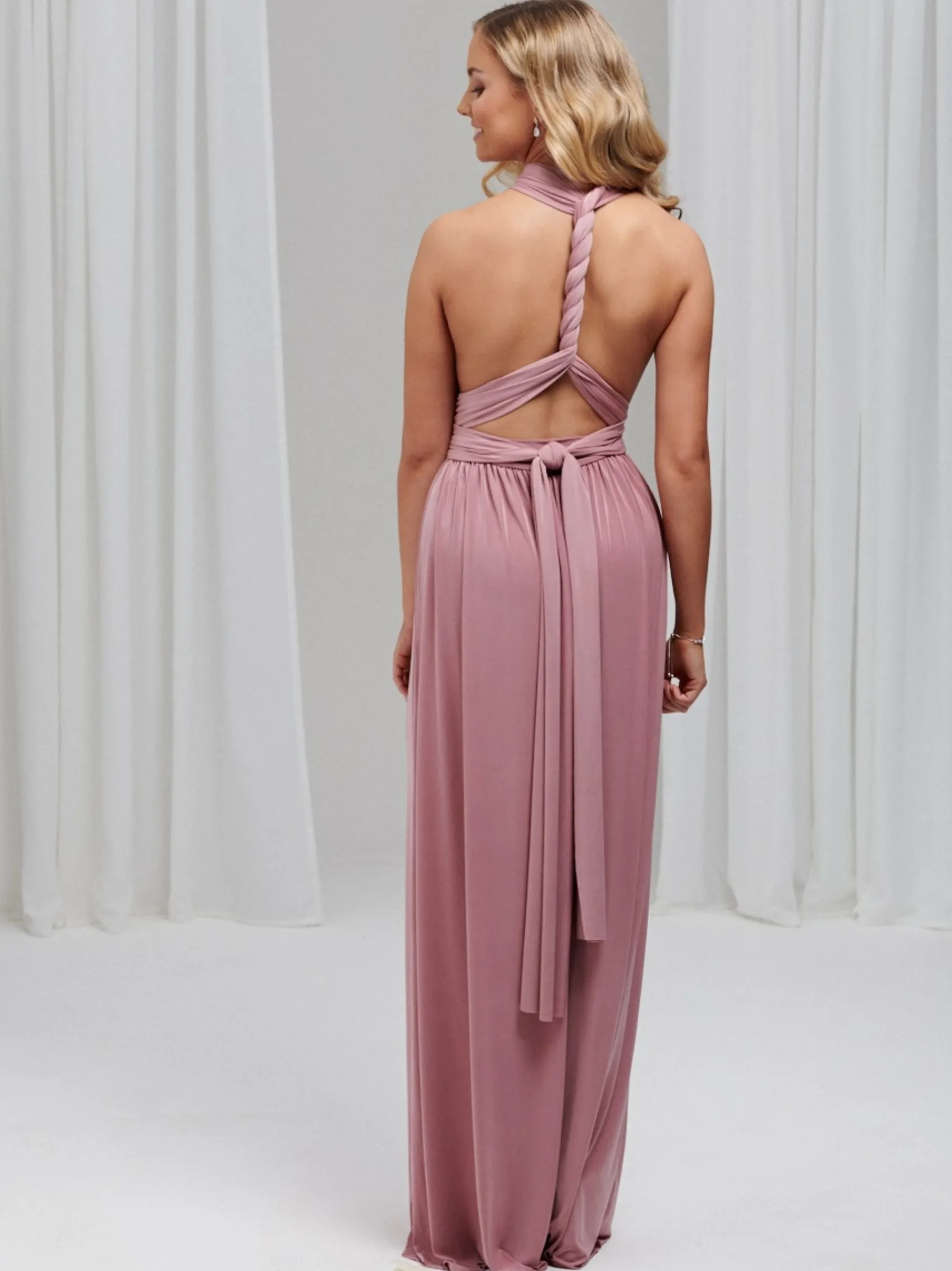 Lace & Favour Multiway Bridesmaid Dresses*Emily Rose Multiway Bridesmaid Dress (One Size) Dusty Rose