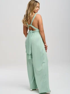 Lace & Favour Multiway Bridesmaid Jumpsuits*Emily Rose Multiway Bridesmaid Jumpsuit Mint Green