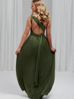 Lace & Favour Multiway Bridesmaid Dresses*Emily Rose Multiway Bridesmaid Dress Olive Green
