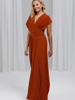 Lace & Favour Multiway Bridesmaid Dresses*Emily Rose Multiway Bridesmaid Dress (One Size) Rust