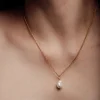 Freya Rose Mother Of The Groom Gifts | Mother Of The Bride Gifts*Baroque Pearl 22ct Gold Pendant Necklace