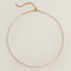 Freya Rose Mother Of The Groom Gifts | Bride Gifts*Dainty Rice Pearl Necklace