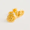 Freya Rose Gold Wedding Jewellery | Wedding Guest Jewellery*Rose Stud Earrings Gold